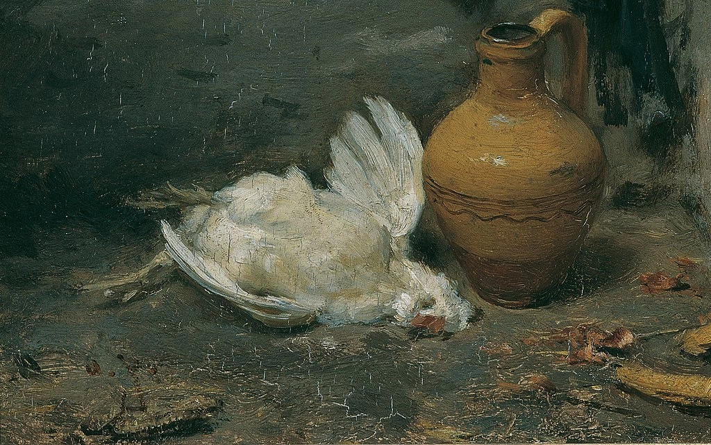 Natura morta con pollo morto e brocca - Österreichische Galerie Belvedere, Vienna